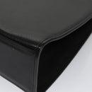 Burberrys Hand Bag Leather 2way Black Silver Auth ep6872-16