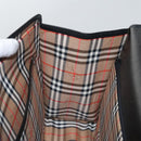 Burberrys Hand Bag Leather 2way Black Silver Auth ep6872-17