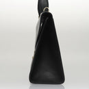 Burberrys Hand Bag Leather 2way Black Silver Auth ep6872-3