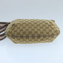 GUCCI Sherry Line GG Canvas Shoulder Bag Beige Gray pink 181092 Auth ep6891-10