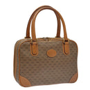 GUCCI Micro GG Supreme Hand Bag PVC Leather Beige Gold Auth ep6917-1