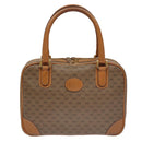 GUCCI Micro GG Supreme Hand Bag PVC Leather Beige Gold Auth ep6917-2