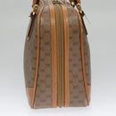 GUCCI Micro GG Supreme Hand Bag PVC Leather Beige Gold Auth ep6917-3