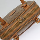 GUCCI Micro GG Supreme Hand Bag PVC Leather Beige Gold Auth ep6917-6