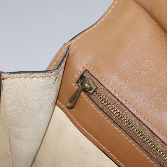 GUCCI Micro GG Canvas Clutch Bag Beige Auth ep6918