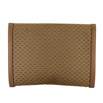 GUCCI Micro GG Canvas Clutch Bag Beige Auth ep6918 - 0