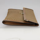 GUCCI Micro GG Canvas Clutch Bag Beige Auth ep6918-4