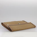 GUCCI Micro GG Canvas Clutch Bag Beige Auth ep6918-5