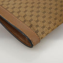 GUCCI Micro GG Canvas Clutch Bag Beige Auth ep6918-14