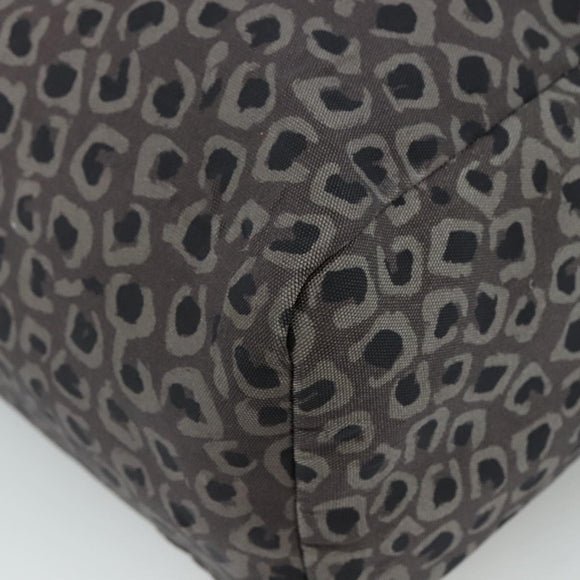 GUCCI Tote Bag Canvas Black Auth ep6974