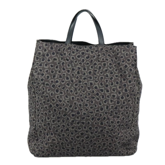 GUCCI Tote Bag Canvas Black Auth ep6974