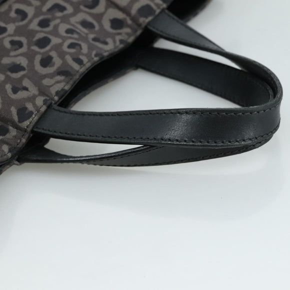 GUCCI Tote Bag Canvas Black Auth ep6974