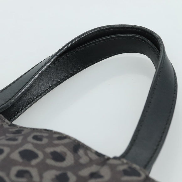 GUCCI Tote Bag Canvas Black Auth ep6974