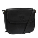 Burberrys Shoulder Bag Leather Black Auth ep6980-1