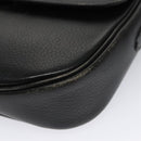 Burberrys Shoulder Bag Leather Black Auth ep6980-9