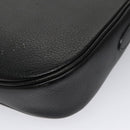 Burberrys Shoulder Bag Leather Black Auth ep6980-15