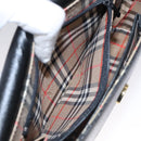 Burberrys Shoulder Bag Leather Black Auth ep6980-19