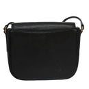 Burberrys Shoulder Bag Leather Black Auth ep6980-3