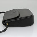 Burberrys Shoulder Bag Leather Black Auth ep6980-5