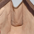 GUCCI GG Supreme Web Sherry Line Clutch Bag PVC Beige Red 89 01 033 Auth ep6982-15