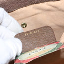 GUCCI GG Supreme Web Sherry Line Clutch Bag PVC Beige Red 89 01 033 Auth ep6982-12