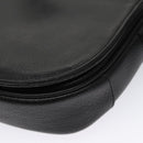 Burberrys Shoulder Bag Leather Black Gold Auth ep6988-15