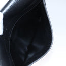 Burberrys Shoulder Bag Leather Black Gold Auth ep6988-21