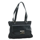 GUCCI Tote Bag Nylon Black Silver 000 1705 0571 Auth ep6991-1