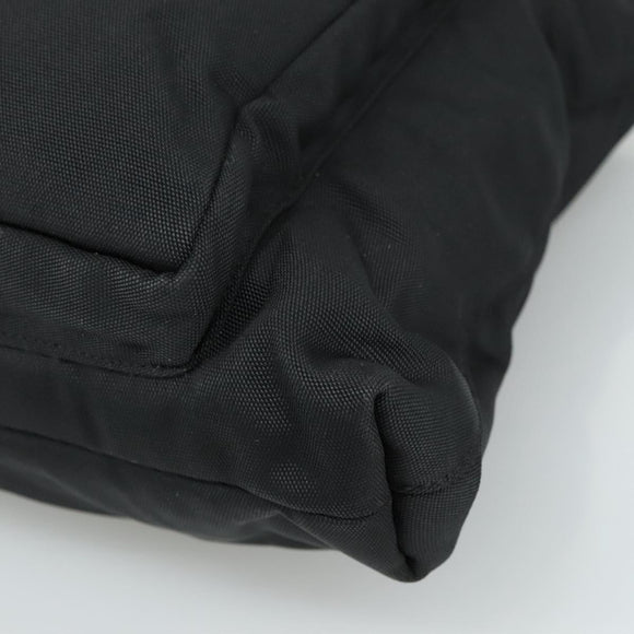 GUCCI Tote Bag Nylon Black Silver 000 1705 0571 Auth ep6991