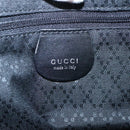 GUCCI Tote Bag Nylon Black Silver 000 1705 0571 Auth ep6991-16