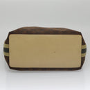 GUCCI GG Canvas Sherry Line Tote Bag Brown 31243 Auth ep7003-5