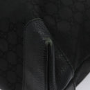 GUCCI GG Canvas Tote Bag Outlet Black Silver 180449 Auth ep7007-15