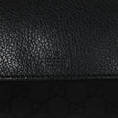 GUCCI GG Canvas Tote Bag Outlet Black Silver 180449 Auth ep7007-18