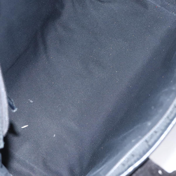 GUCCI GG Canvas Tote Bag Outlet Black Silver 180449 Auth ep7007