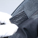 GUCCI GG Canvas Tote Bag Outlet Black Silver 180449 Auth ep7007-12