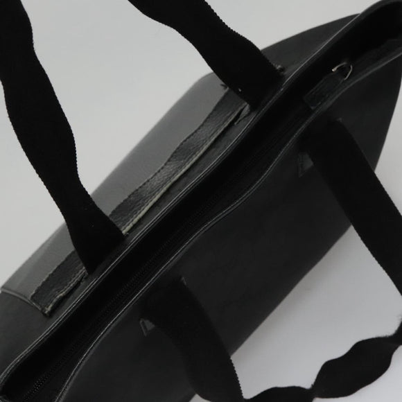 GUCCI GG Canvas Tote Bag Outlet Black Silver 180449 Auth ep7007