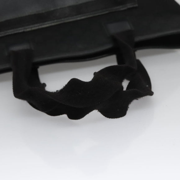 GUCCI GG Canvas Tote Bag Outlet Black Silver 180449 Auth ep7007