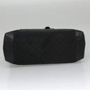 GUCCI GG Canvas Tote Bag Outlet Black Silver 180449 Auth ep7007-5