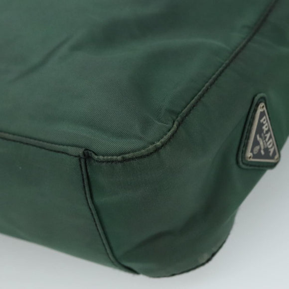 PRADA Shoulder Bag Nylon Green Auth ep7022