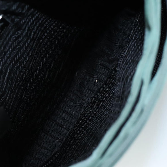 PRADA Shoulder Bag Nylon Green Auth ep7022