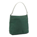 PRADA Shoulder Bag Nylon Green Auth ep7022-1