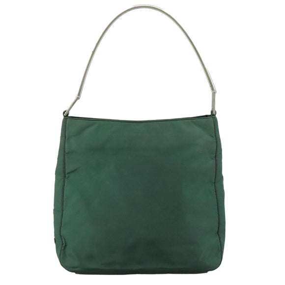 PRADA Shoulder Bag Nylon Green Auth ep7022