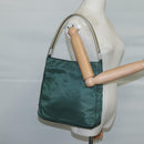 PRADA Shoulder Bag Nylon Green Auth ep7022-23