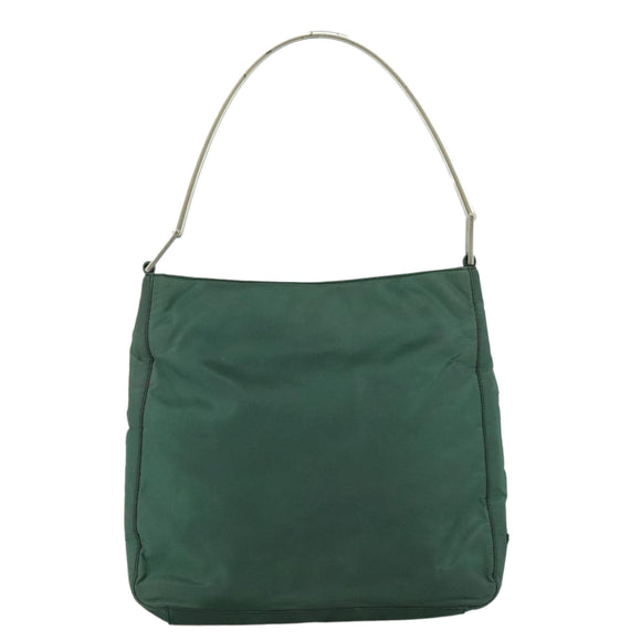 PRADA Shoulder Bag Nylon Green Auth ep7022