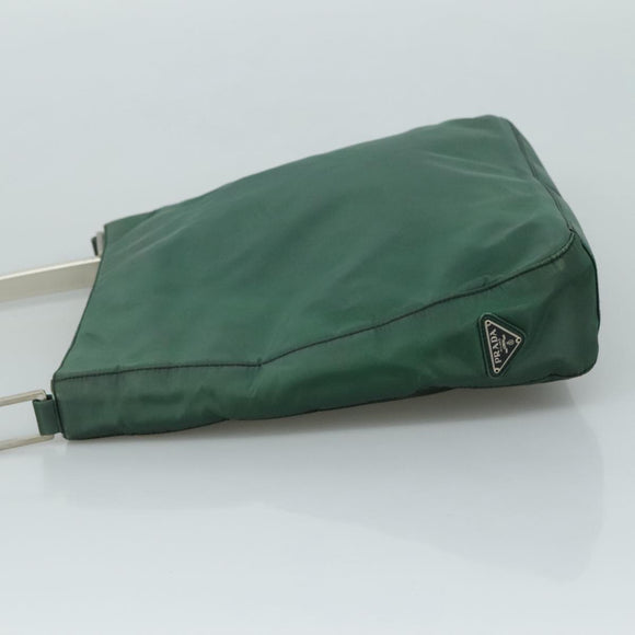PRADA Shoulder Bag Nylon Green Auth ep7022