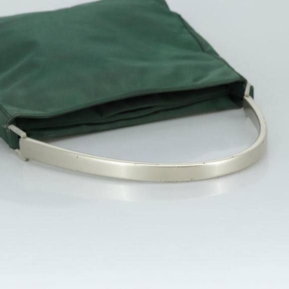 PRADA Shoulder Bag Nylon Green Auth ep7022