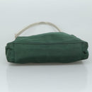 PRADA Shoulder Bag Nylon Green Auth ep7022-5