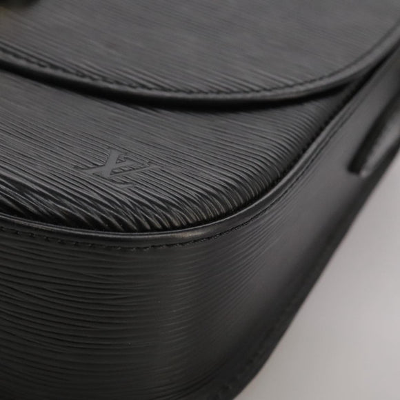 LOUIS VUITTON Epi Saint Cloud GM Shoulder Bag Black Noir M52192 LV Auth ep7029