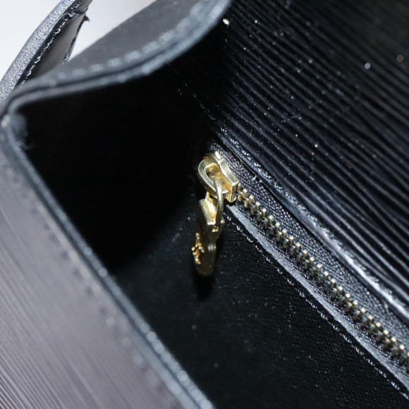 LOUIS VUITTON Epi Saint Cloud GM Shoulder Bag Black Noir M52192 LV Auth ep7029