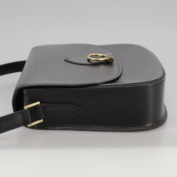 LOUIS VUITTON Epi Saint Cloud GM Shoulder Bag Black Noir M52192 LV Auth ep7029